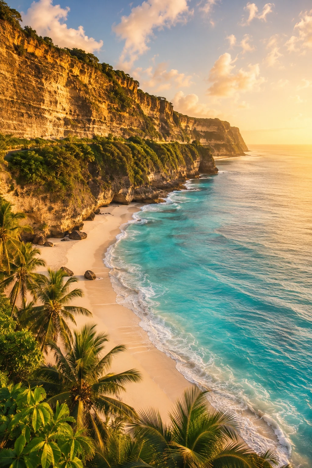 Explore the Dramatic Cliffs Above Melasti Bali Beach — bali beach travel guide